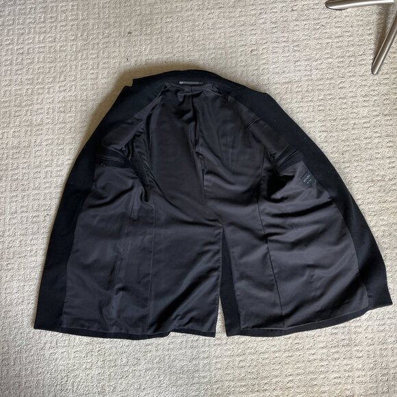 All Saints Black Wool Coat - Picture 4 of 7